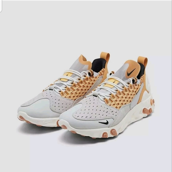 Men's Nike React Sertu Running Shoes Vast Grey/Lig - Picture 3 of 5